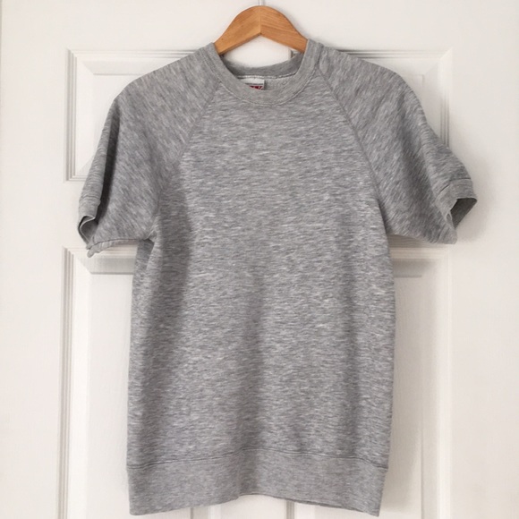 vintage short sleeve sweatshirt